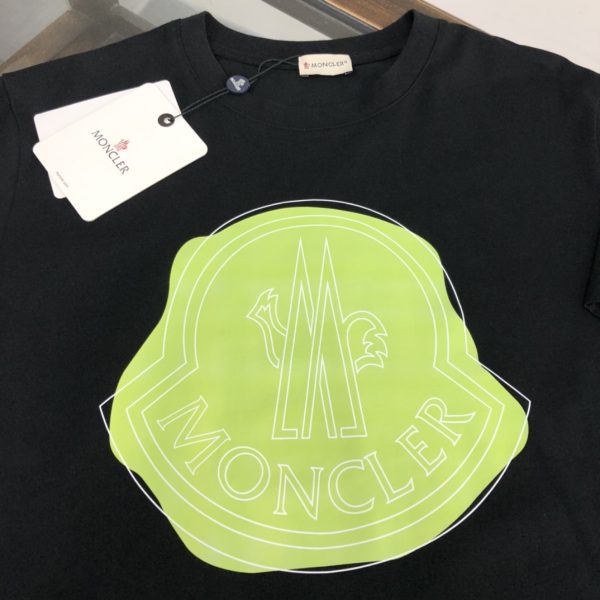 MONCLER [Mongolian mouth] 23 spring and summer latest short-sleeved round neck T-shirt - Image 6