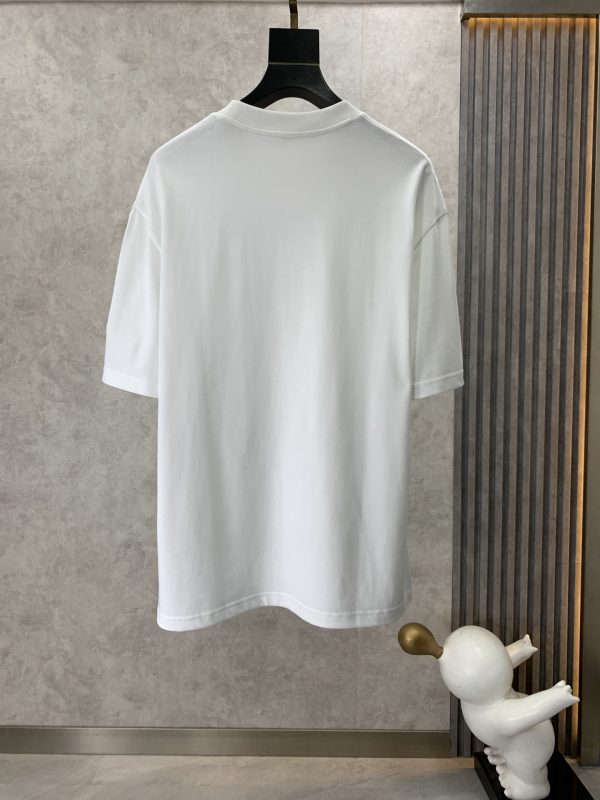 Moncler Mengkou 2023 summer new drop shoulder profile short-sleeved T-shirt - Image 3