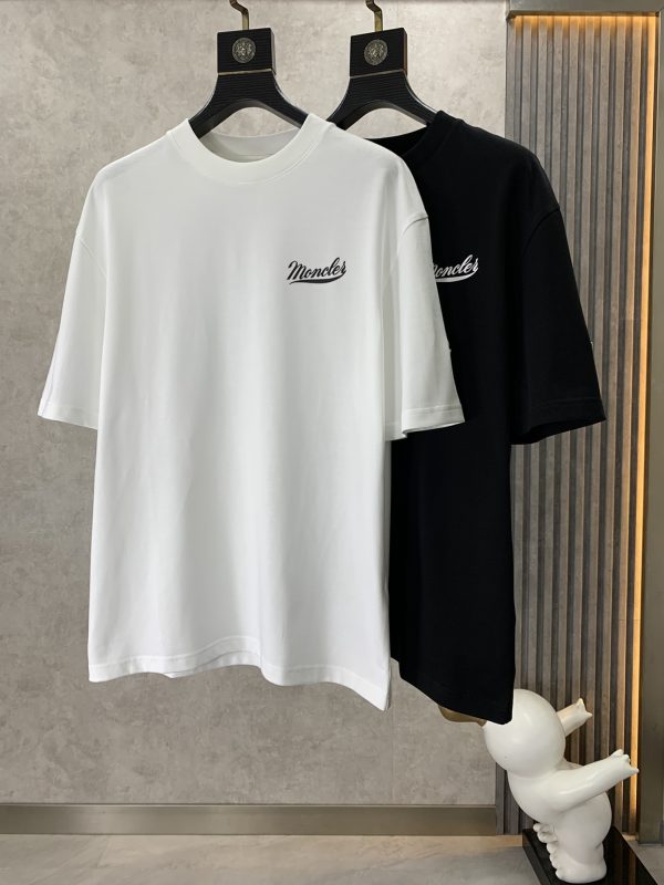 Moncler Mengkou 2023 summer new drop shoulder profile short-sleeved T-shirt - Image 10