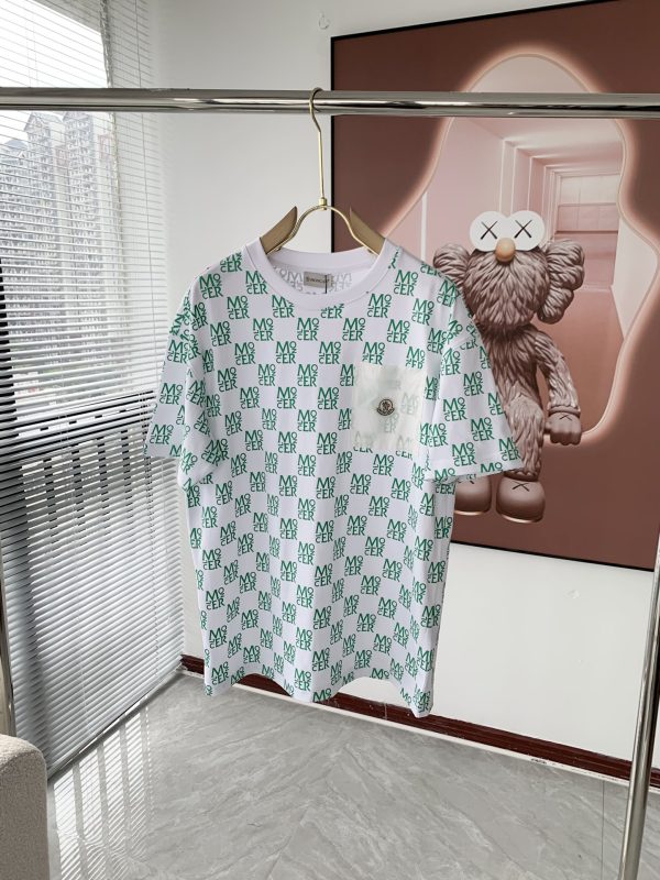 Moncler Mengjia 2023 spring and summer men and women same style ? couple models latest trade order short-sleeved T-shirt