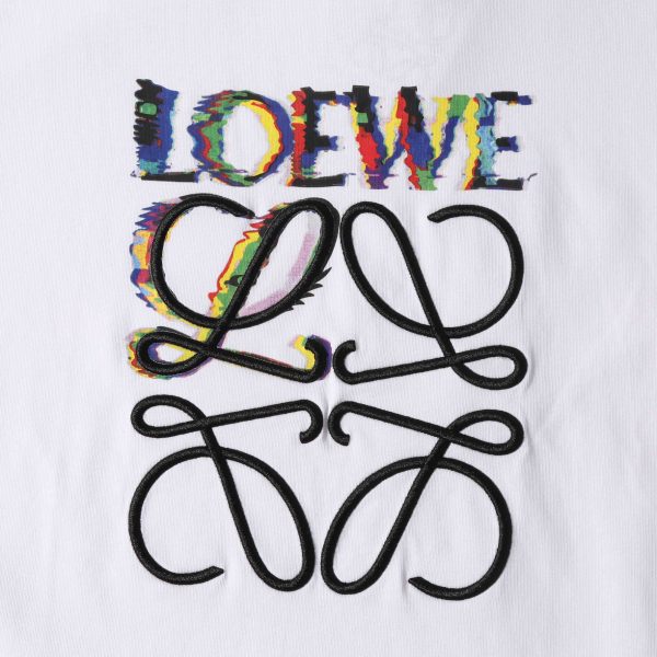 High-quality LOEWE23 new style, high-quality ?Heavy double yarn 280g32 counts, smooth cotton washable feel, front and rear high-end embroidery printing - Image 7