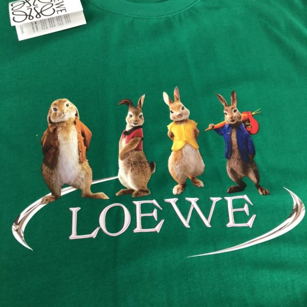 LOEWE 2023 new launch counter series cotton T-shirt! new design inspiration - Image 4