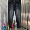 ?Loewe spring and summer new products three standard complete micro elastic jeans