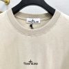 Stone island 23 spring and summer new letter round neck logo printing round neck short-sleeved T-shirt, upgraded fabric, invincible texture, The high-quality stone island short sleeves that can be felt as soon as you get started