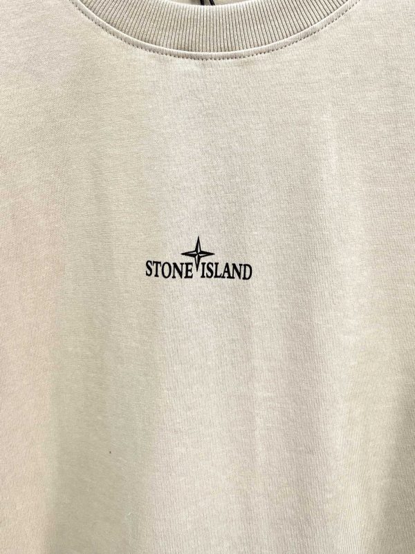 Stone island 23 spring and summer new letter round neck logo printing round neck short-sleeved T-shirt, upgraded fabric, invincible texture, The high-quality stone island short sleeves that can be felt as soon as you get started - Image 7