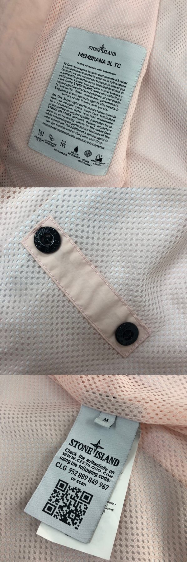 STONE ISLAND Stone Island official website of the same paragraph, a light jacket fabric inside through special treatment - Image 8