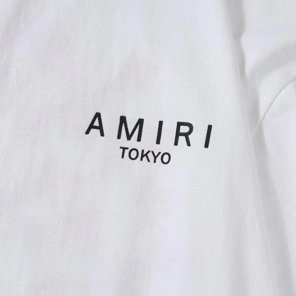 Amiri 22 New Japan Tokyo Limited Bone Print Short Sleeves - Image 5
