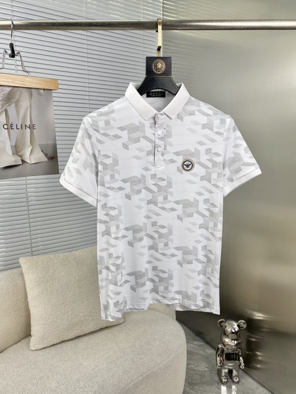 Dior 2023 spring and summer new style men's lapel POLO series casual custom weaving and dyeing models advanced orders from foreign trade companies - Image 5