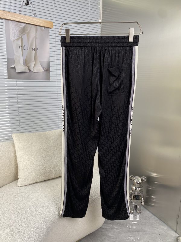 Dior 2023 autumn and winter new men's casual pants, high-end custom pure cotton breathable fabric, breathable micro-elasticity and extremely comfortable - Image 3