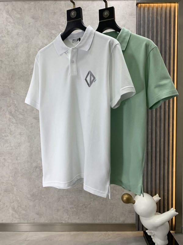 Dior 2023 spring and summer new embroidered Polo shirt This Polo shirt is reinterpreted with fashion elements