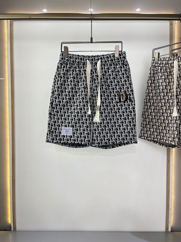 Brand [DIOR] 23ss spring and summer new men's fashion casual shorts high-quality custom original fabric