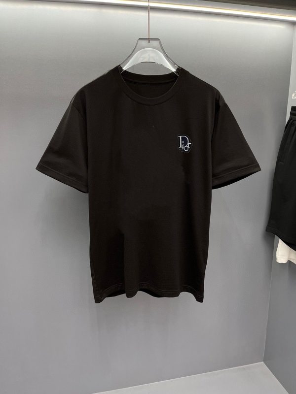 Brand [DIOR] 2023 new men's short-sleeved shorts suit! Synchronous sales on the official website! High-end version on the market - Image 4