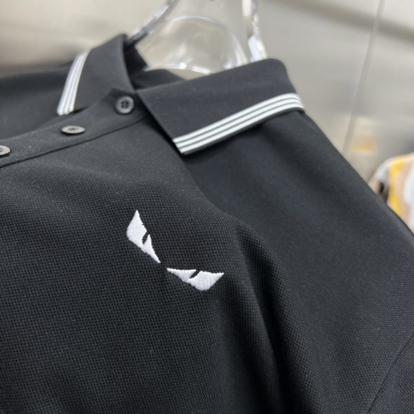 Fendi 2023ss summer new men's lapel short-sleeved T-shirt POLO shirt, high-end version! Custom-made fabrics with high breathability and comfort - Image 5