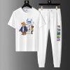 [FENDI] (Fat Gospel) 2023 official website with the same style. World-renowned luxury brand. Summer men's (double mercerized) high-quality ? goods set
