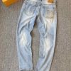 YSL 23 spring and summer original single men's fashion casual denim jeans, Hong Kong foreign company channel goods, high-end Japanese OEM products, heavy platinum quality products