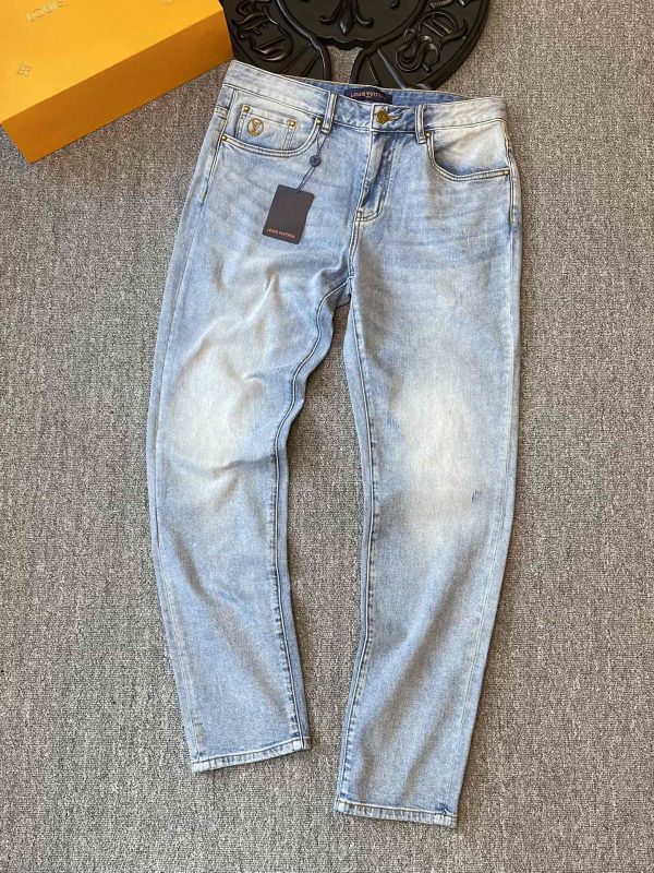 YSL 23 spring and summer original single men's fashion casual denim jeans, Hong Kong foreign company channel goods, high-end Japanese OEM products, heavy platinum quality products - Image 3