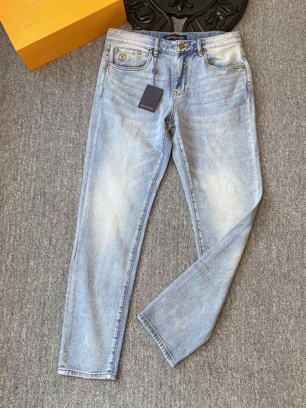 YSL 23 spring and summer original single men's fashion casual denim jeans, Hong Kong foreign company channel goods, high-end Japanese OEM products, heavy platinum quality products - Image 6