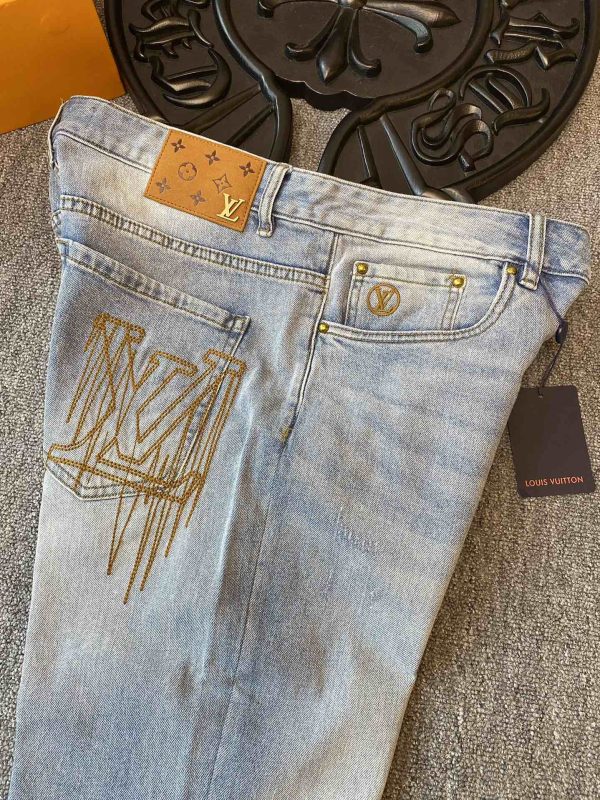 YSL 23 spring and summer original single men's fashion casual denim jeans, Hong Kong foreign company channel goods, high-end Japanese OEM products, heavy platinum quality products - Image 10