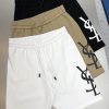 YSL original single shorts recommendation ~ 23S five-point casual shorts. Same style for men and women! Sideways YSL brand printing has a strong visual impact and a strong sense of fashion