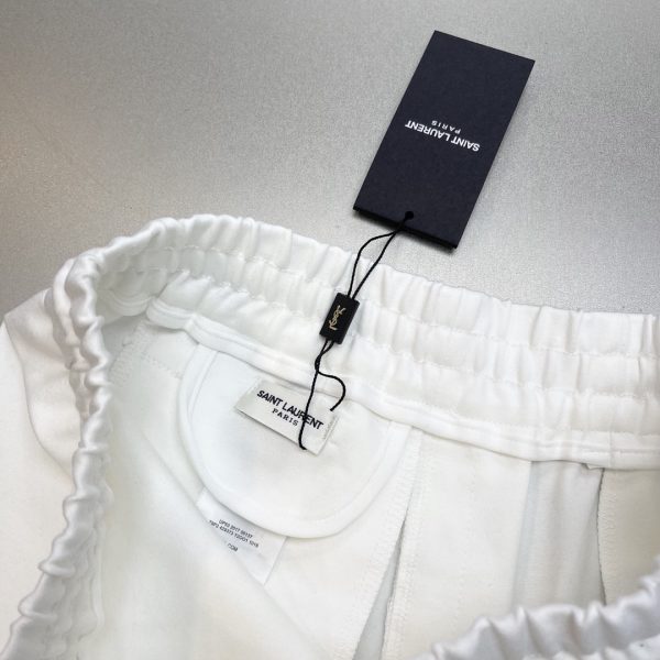 YSL original single shorts recommendation ~ 23S five-point casual shorts. Same style for men and women! Sideways YSL brand printing has a strong visual impact and a strong sense of fashion - Image 6