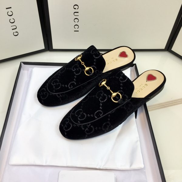 GUCCI classic flat shoes mules slippers and half slippers D - Image 4