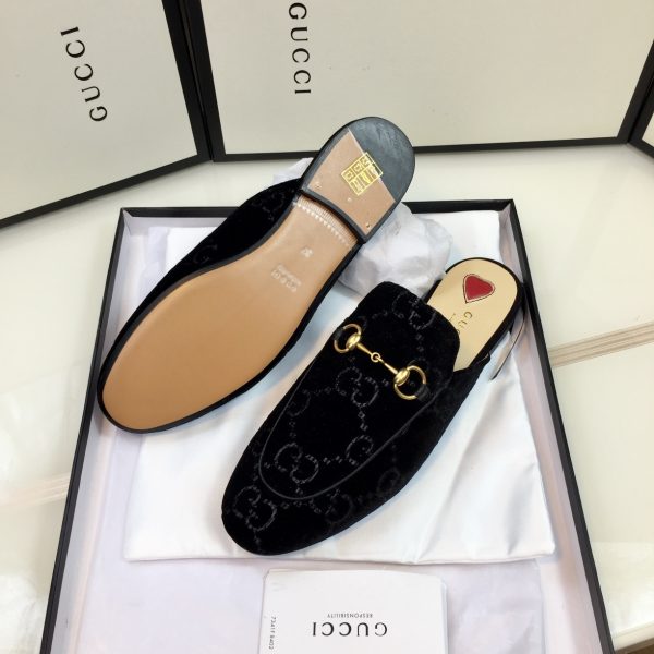 GUCCI classic flat shoes mules slippers and half slippers D - Image 8