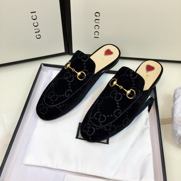 GUCCI classic flat shoes mules slippers and half slippers D - Image 9