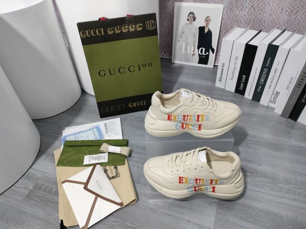 High version of Gucci dad shoes for couples E - Image 5
