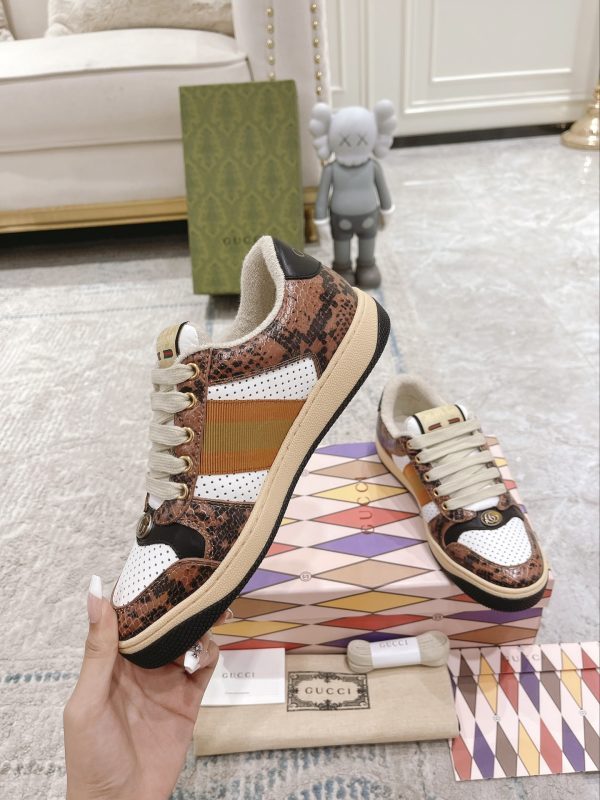 Newly upgraded Gucci dirty shoes for couples GG series distressed and casual G - Image 5