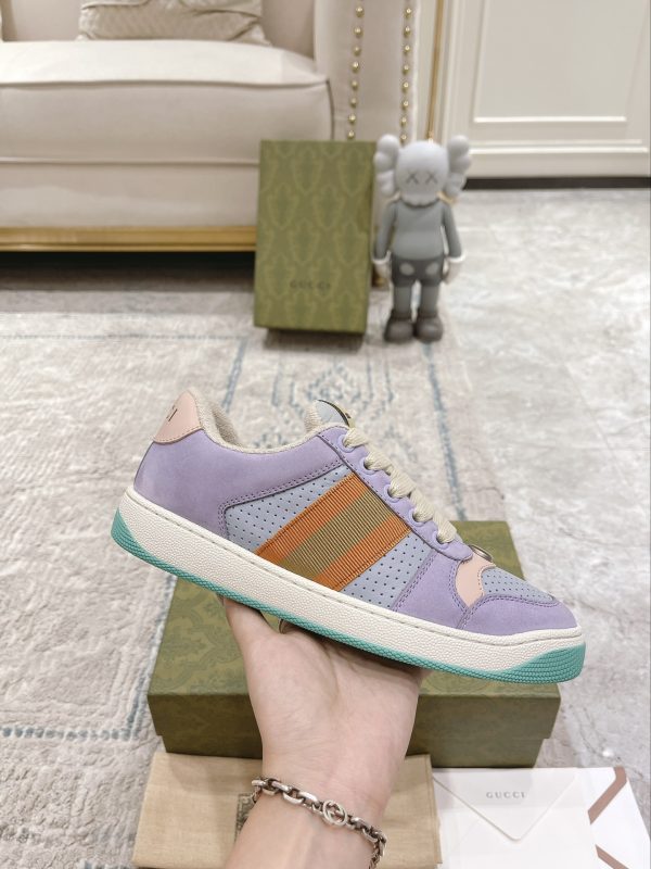 Newly upgraded Gucci dirty shoes for couples GG series distressed and casual Q - Image 8