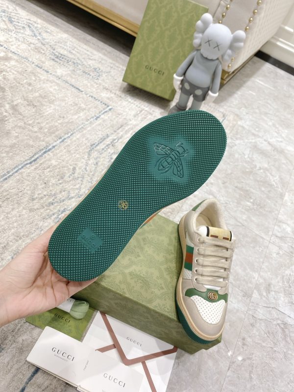 Newly upgraded Gucci dirty shoes for couples GG series distressed and casual Gucci f - Image 10