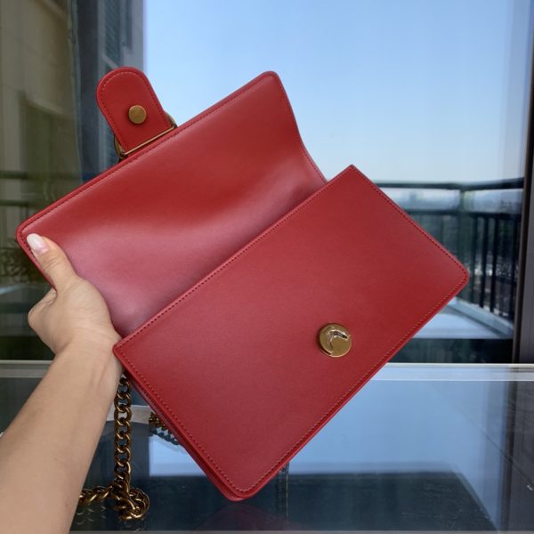 Pinko Swallow bag 2021 autumn and winter new classic leather chain shoulder handbag Bacchus bag E - Image 8