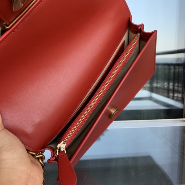 Pinko Swallow bag 2021 autumn and winter new classic leather chain shoulder handbag Bacchus bag E - Image 9