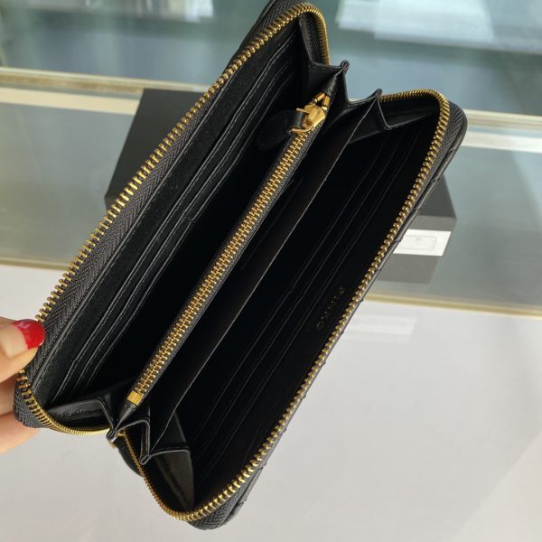 Pinko Wallet Women's Long Section 2021 New Trendy Fashion Sheepskin Clutch Bag Large Capacity Zipper Coin Purse Card Holder - Image 9