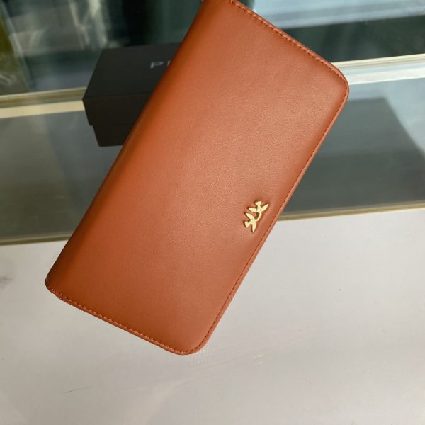 Pinko Wallet Women’s Long Section 2021 New Trendy Fashion Leather Clutch Large Capacity Zipper Coin Purse Card Holder A