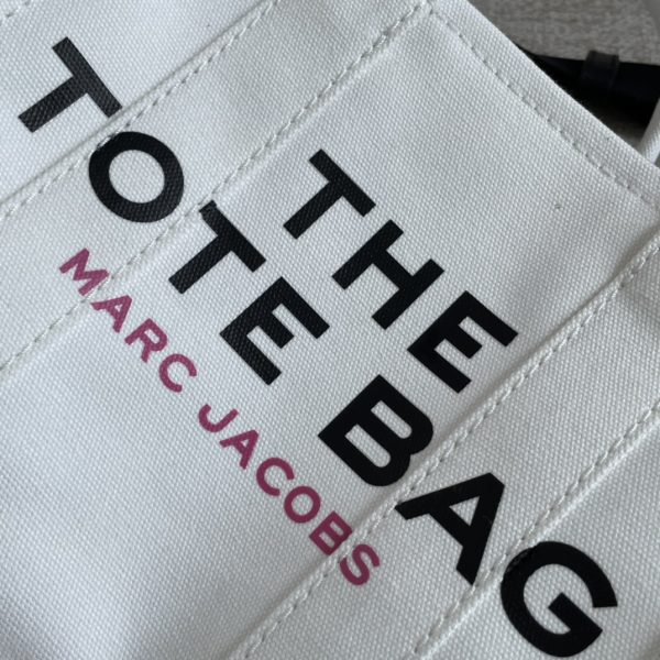 Marc Jacobs Canvas Shopping Bag New Style With Long Shoulder Strap Detachable Adjustable Fashion Simple Dust Bag C - Image 7