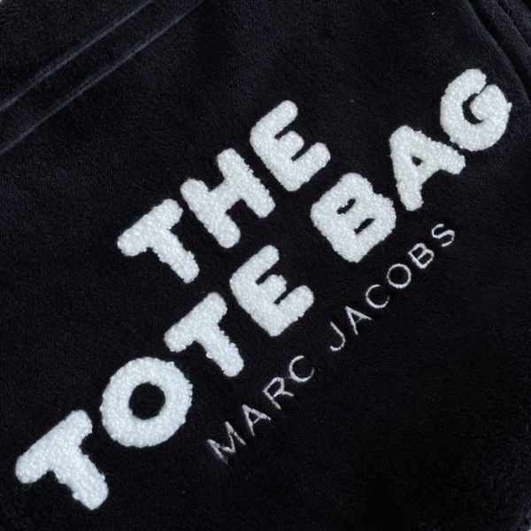 Marc Jacobs Tote Bag Autumn And Winter New Towel Bag Feels Soft And Comfortable With Long Shoulder Strap Detachable Adjustable Dust Bag Black - Image 3