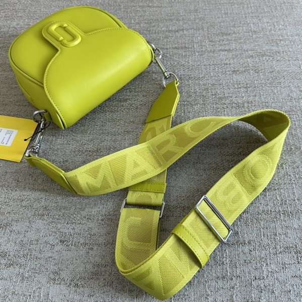 Marc Jacobs Shoulder Messenger Bag New Leather Shoulder Strap Detachable Adjustable Length Yellow - Image 6