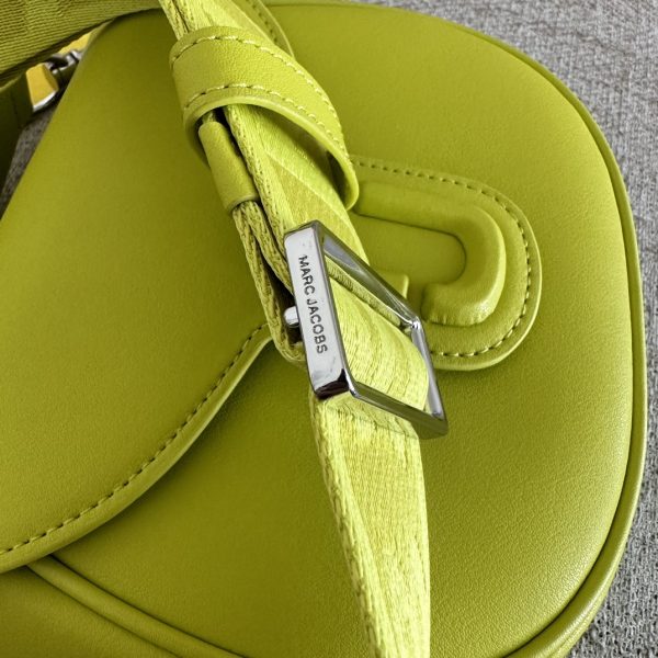 Marc Jacobs Shoulder Messenger Bag New Leather Shoulder Strap Detachable Adjustable Length Yellow - Image 7