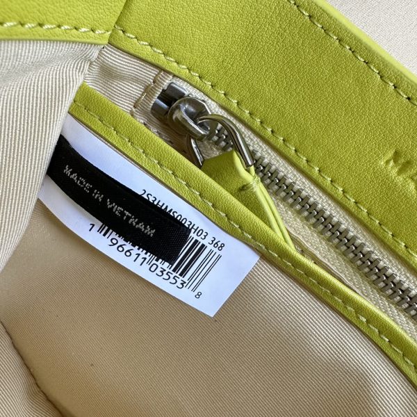 Marc Jacobs Shoulder Messenger Bag New Leather Shoulder Strap Detachable Adjustable Length Yellow - Image 9
