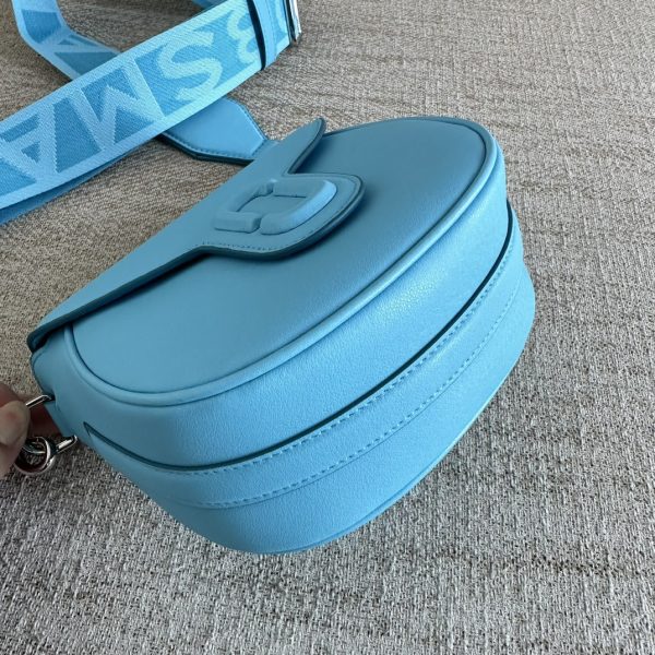 Marc Jacobs Shoulder Messenger Bag New Leather Shoulder Strap Detachable Adjustable Length Blue - Image 3