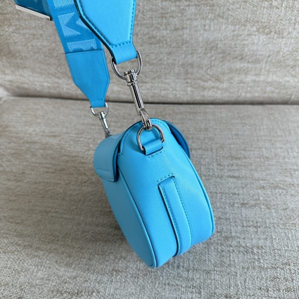Marc Jacobs Shoulder Messenger Bag New Leather Shoulder Strap Detachable Adjustable Length Blue - Image 5