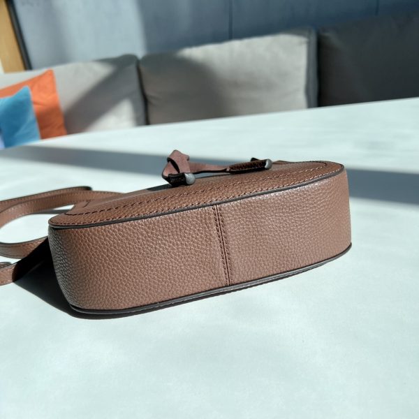 Marc Jacobs New Pure Original Half-Circle Messenger Bag Leather Shoulder Strap Adjustable Dust Bag A - Image 5