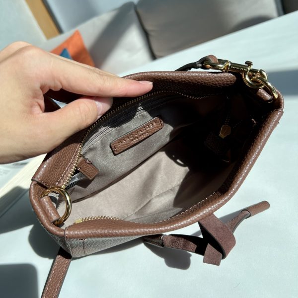 Marc Jacobs New Pure Original Half-Circle Messenger Bag Leather Shoulder Strap Adjustable Dust Bag A - Image 7