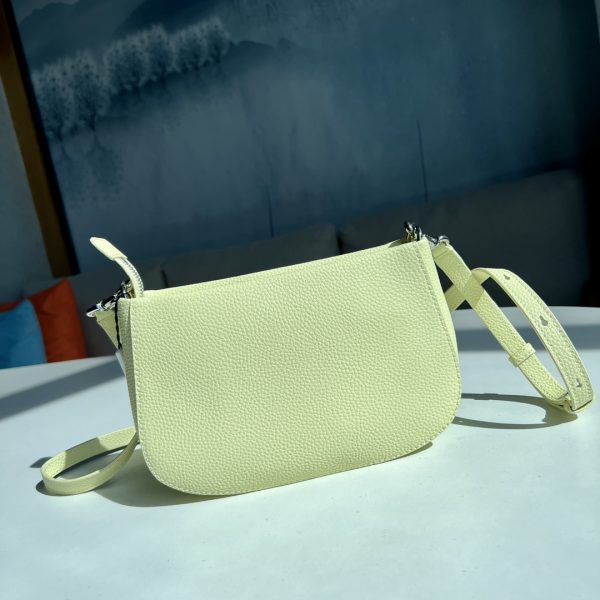 Marc Jacobs New Pure Original Half-Circle Messenger Bag Leather Shoulder Strap Adjustable Dust Bag Green - Image 3