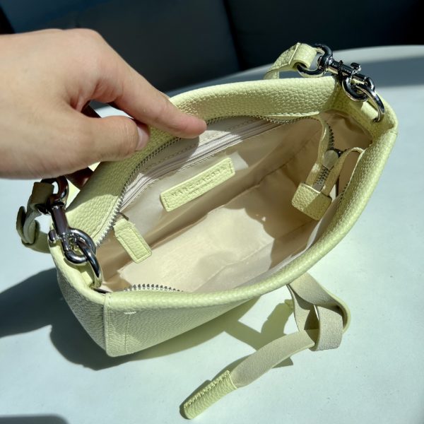 Marc Jacobs New Pure Original Half-Circle Messenger Bag Leather Shoulder Strap Adjustable Dust Bag Green - Image 8