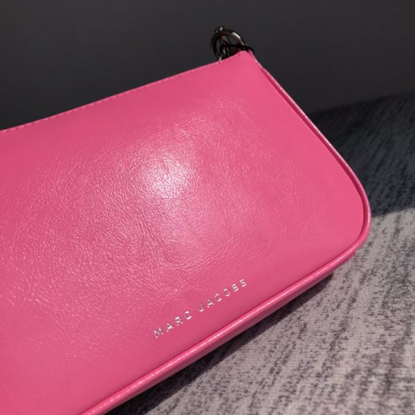 Marc Jacobs Devon Charm Purse Letter Chain Armpit Bag Shoulder! The Shoulder Strap Can Be Detached To Make A Necklace Red - Image 8