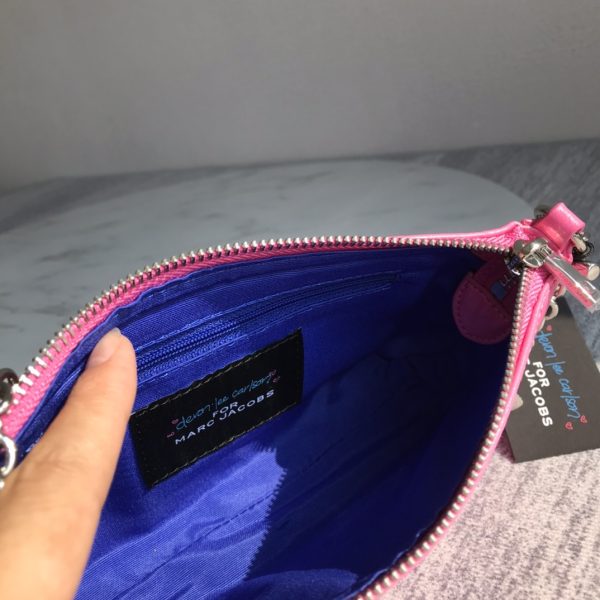 Marc Jacobs Devon Charm Purse Letter Chain Armpit Bag Shoulder! The Shoulder Strap Can Be Detached To Make A Necklace Red - Image 9