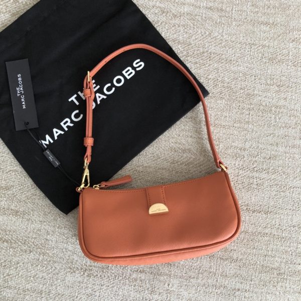 Marc Jacobs Crescent Bag Armpit Bag Shoulder Strap Adjustable Summer New Dust Bag Orange