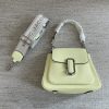 The Latest Glossy Calfskin Cross-Body Bag With Mj Shoulder Strap Is Detachable And Adjustable In Length And Dust Bag Green